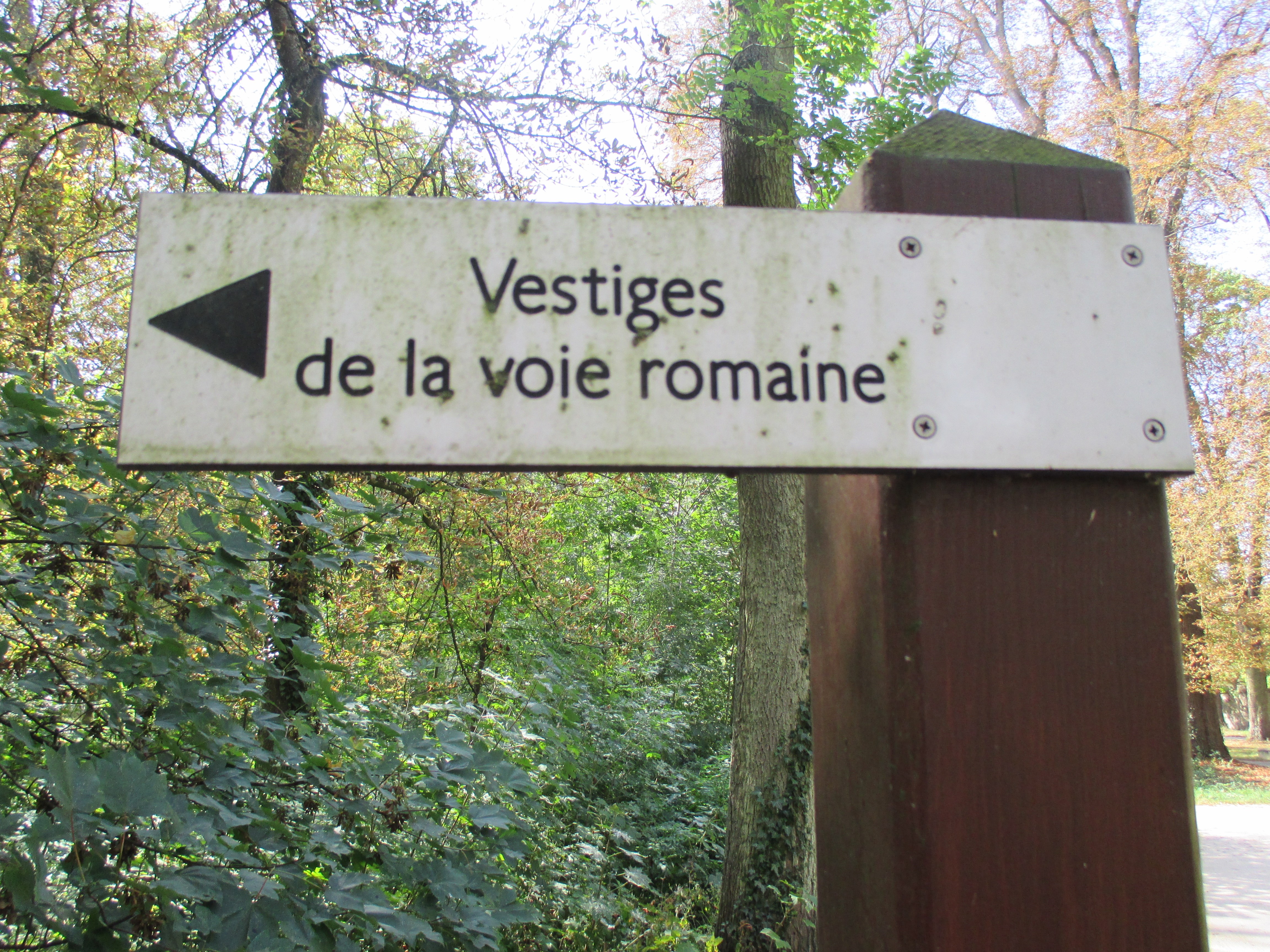 Vestiges de la voie romaine