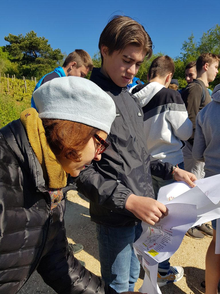 Legta Olivier de Serres dans les vignes de Dijon